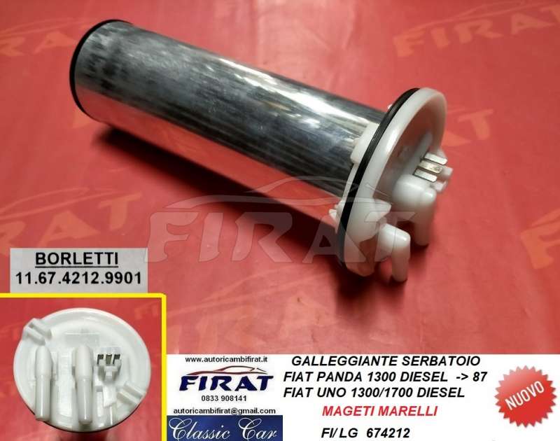 GALLEGGIANTE SERBATOIO FIAT UNO D - PANDA D (674212)